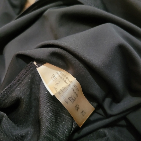 Daci Black Longsleeve Rash Guard Zip-Up Swimsuit Size XS - Picture 8 of 9